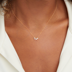 Tiffany Kristallen Leaf Hanger Ketting