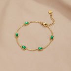 Trinity Emerald Armband