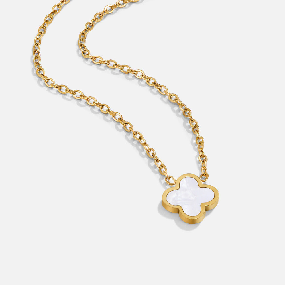 Wit Klavertje Ketting Hoofdafbeelding