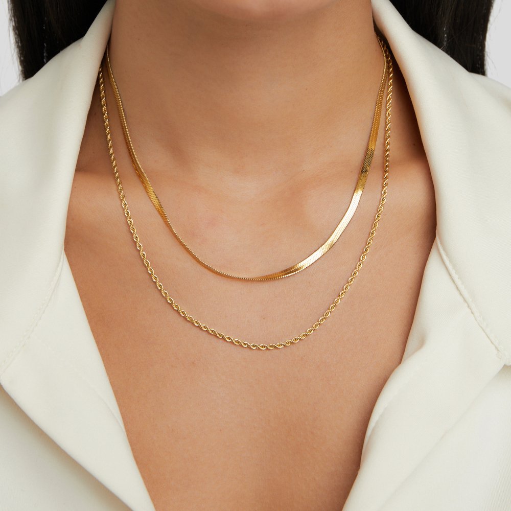 Alexandra Gelaagde Ketting Secundaire afbeelding