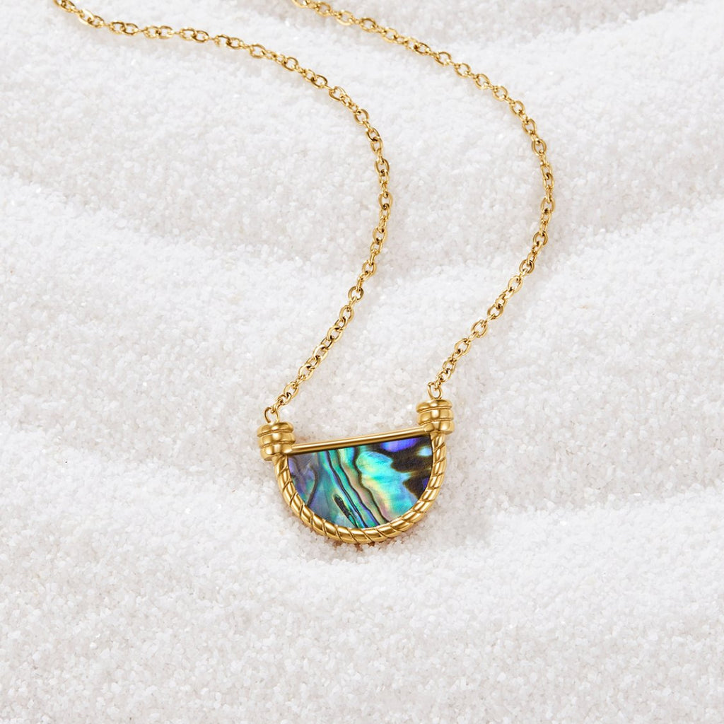 Amalfi Turquoise Schelp Oorbellen