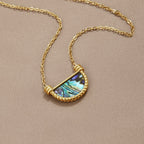 Amalfi Turquoise Schelp Oorbellen