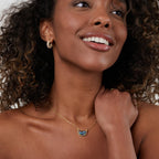 Amalfi Turquoise Schelp Oorbellen