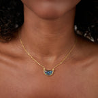 Amalfi Turquoise Schelp Ketting