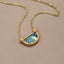 Amalfi Turquoise Schelp Ketting