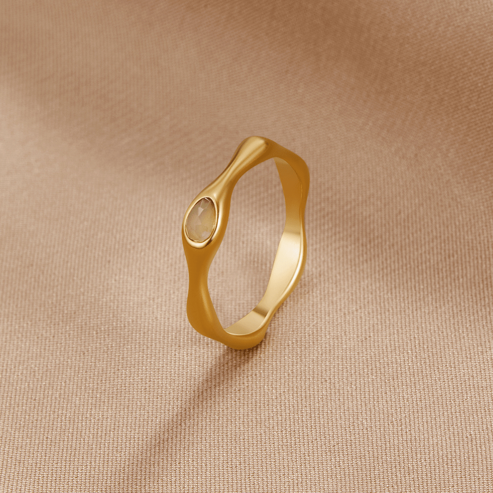 Amalfi Wave Gouden Ring