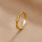 Amalfi Wave Gouden Ring