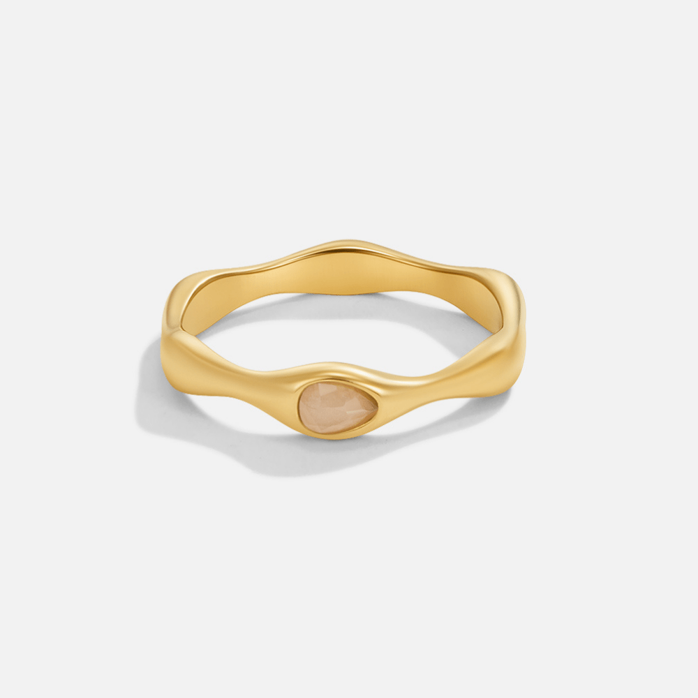 Amalfi Wave Gouden Ring Hoofdafbeelding