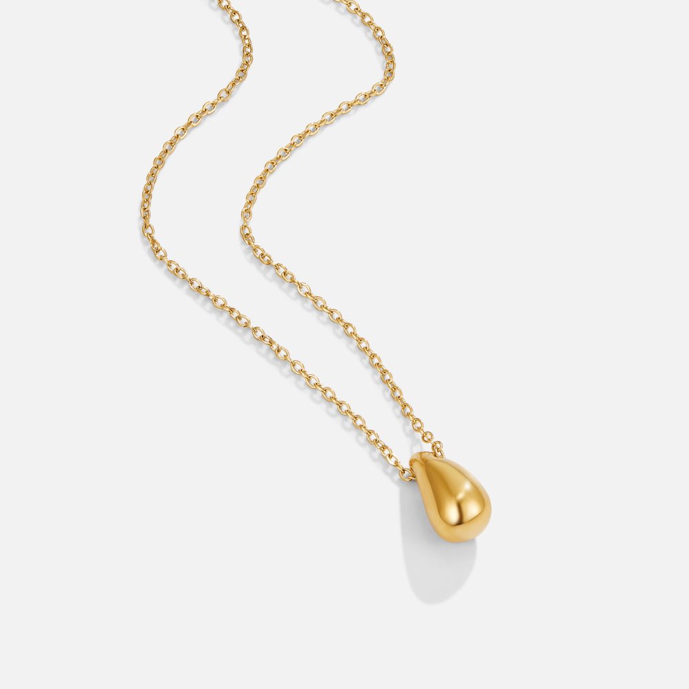 Amara Gouden Teardrop Ketting