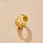 Amaya Hammered Gouden Ring