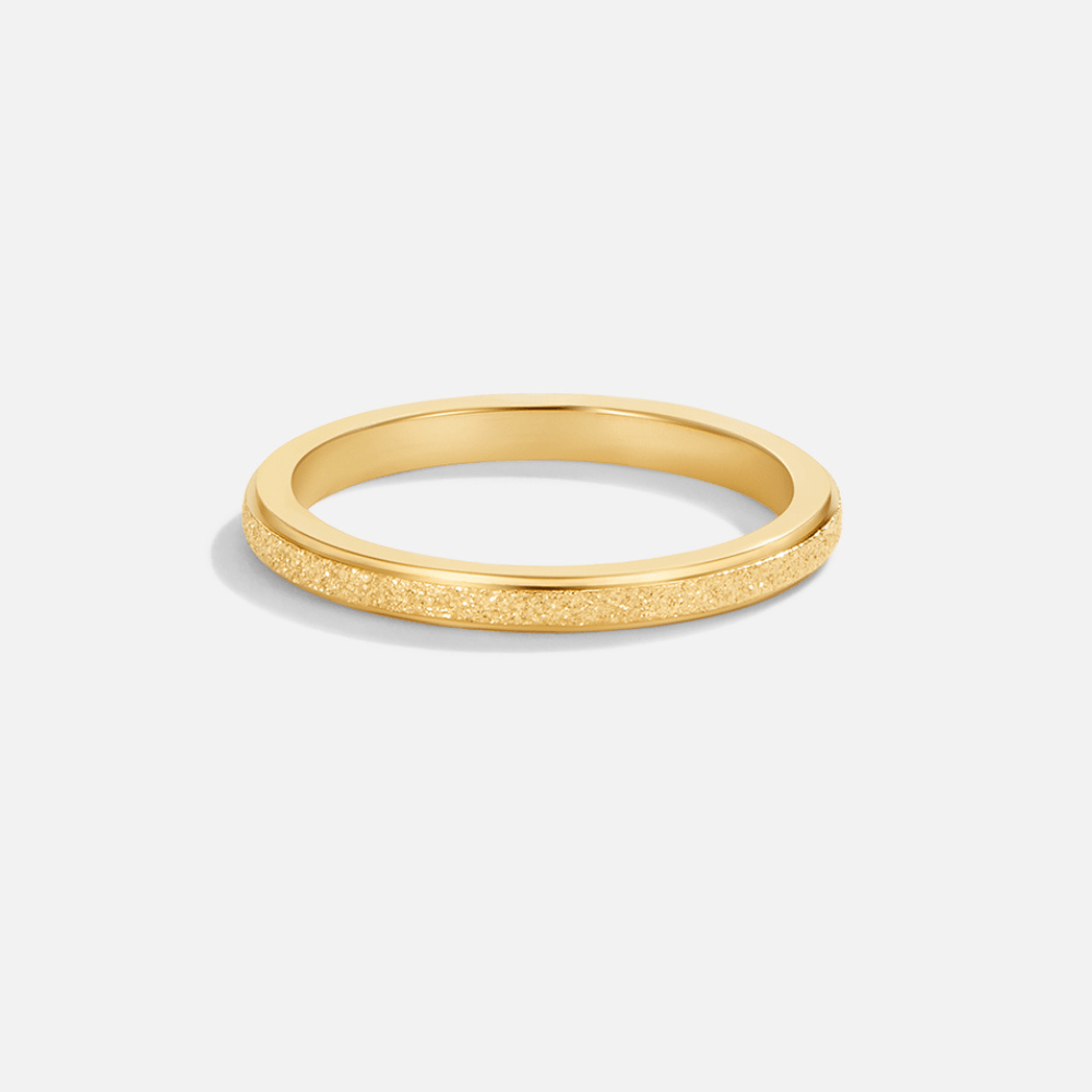 Amelia Gouden Band Ring Hoofdafbeelding