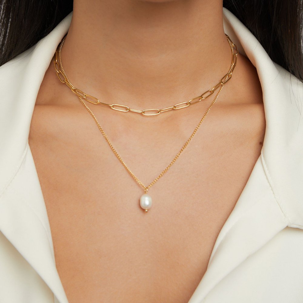 Angela Parel Gouden Ketting Secundaire afbeelding
