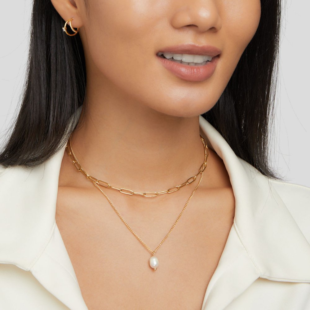 Angela Parel Gouden Ketting