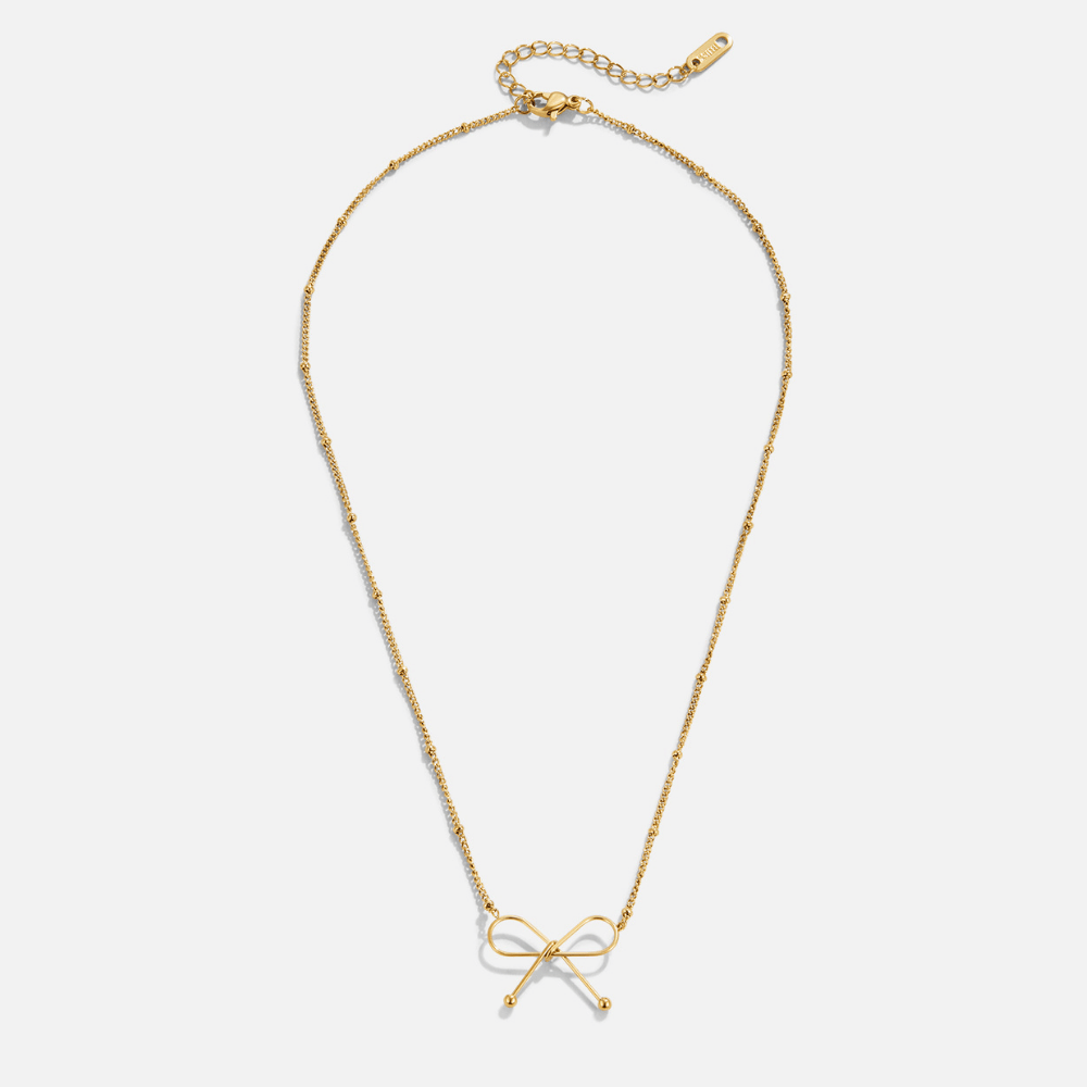 Anika Gouden Bow Ketting