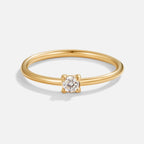 April Birthstone 18K Gouden Ring