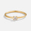 April Birthstone 18K Gouden Ring