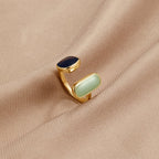 Aquamarijn Wikkel Ring