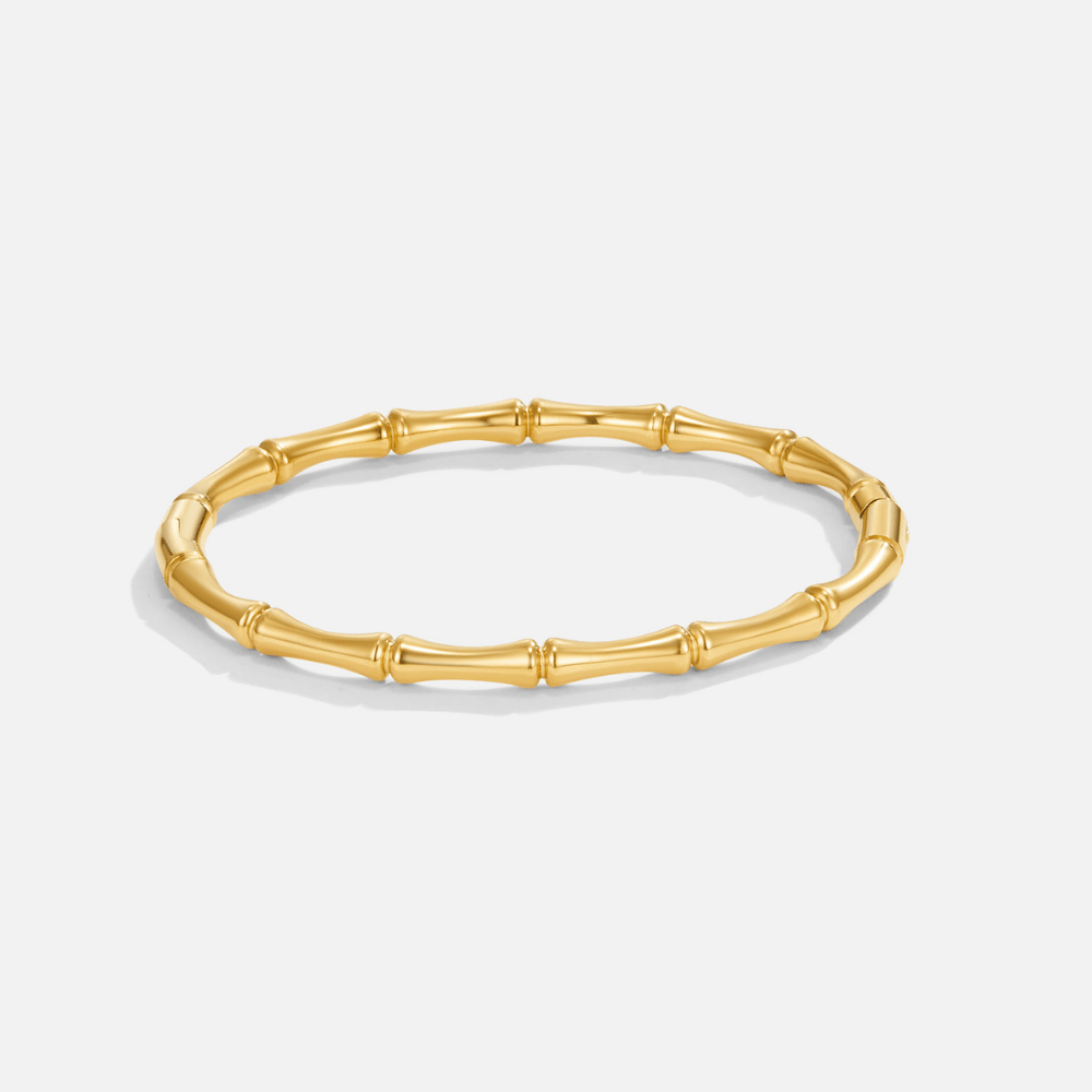 Ara Gouden Bamboe Armband Hoofdafbeelding