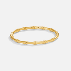 Ara Gouden Bamboe Armband