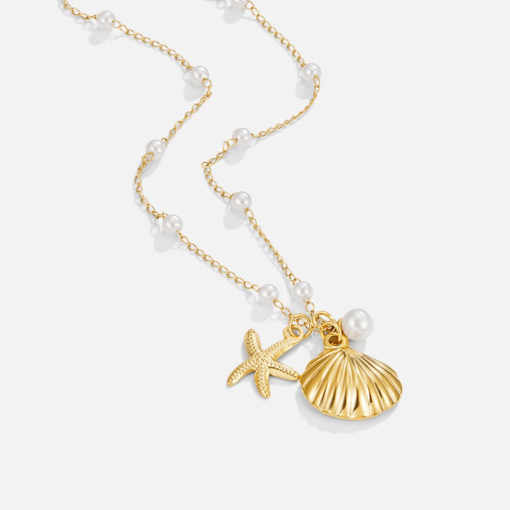 Aria Shell Charm Ketting Hoofdafbeelding