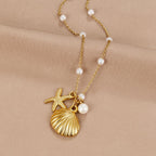 Aria Schelp Bedel Ketting