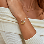 Aria Schelp Bedel Armband