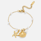 Aria Schelp Bedel Armband