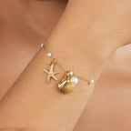 Aria Schelp Bedel Armband