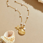 Aria Schelp Bedel Ketting
