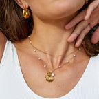 Aria Schelp Bedel Ketting