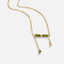 Arizona Groene Kralen Kwast Ketting