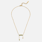 Arizona Groene Kralen Kwast Ketting