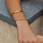 Arizona Green Stone Armband