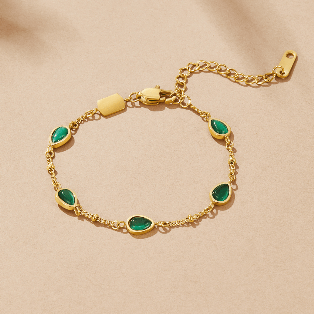 Arizona Green Stone Armband