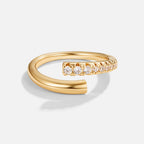 Arya Gouden & Kristallen Wikkel Ring
