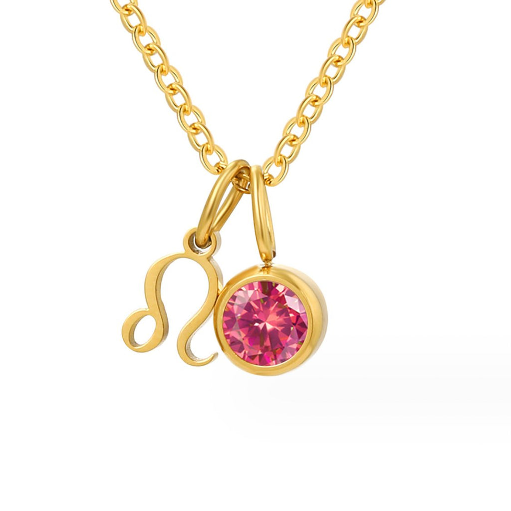 Astria Zodiac Geboortesteen Ketting
