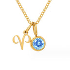 Astria Zodiac Geboortesteen Ketting