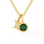 Astria Zodiac Geboortesteen Ketting