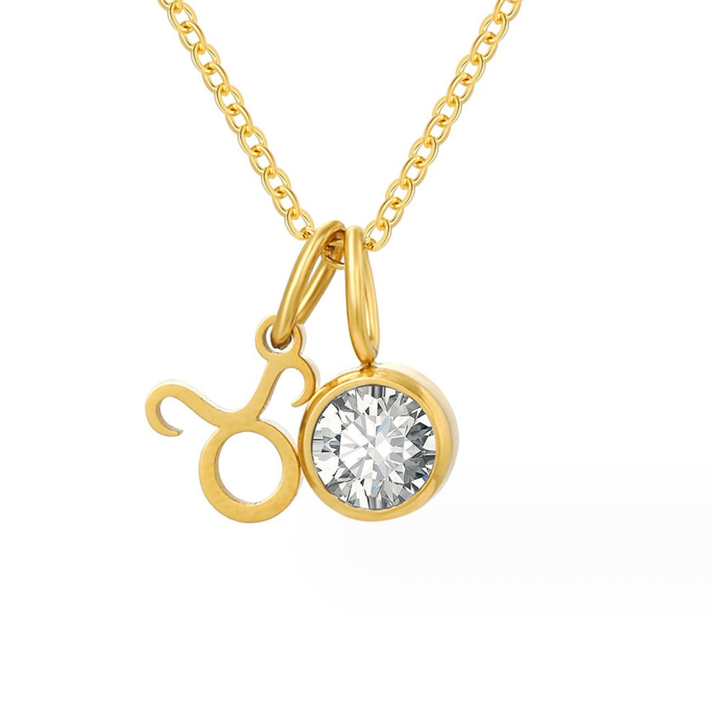Astria Zodiac Geboortesteen Ketting
