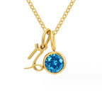 Astria Zodiac Geboortesteen Ketting