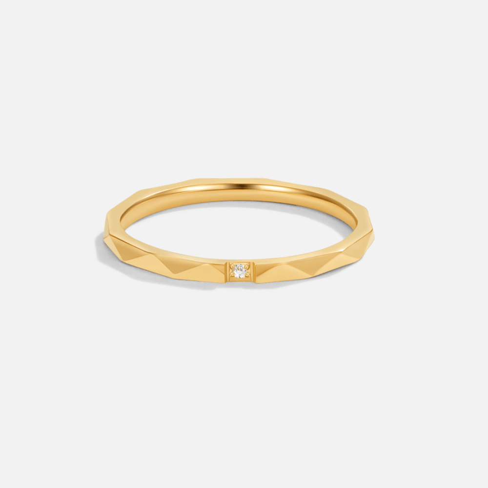 Astrid 18K Gouden Stack Ring Hoofdafbeelding