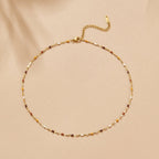 Aurora Stone Bead Ketting