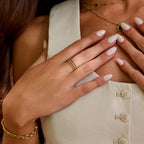 Beaded Ohio Gouden Ring