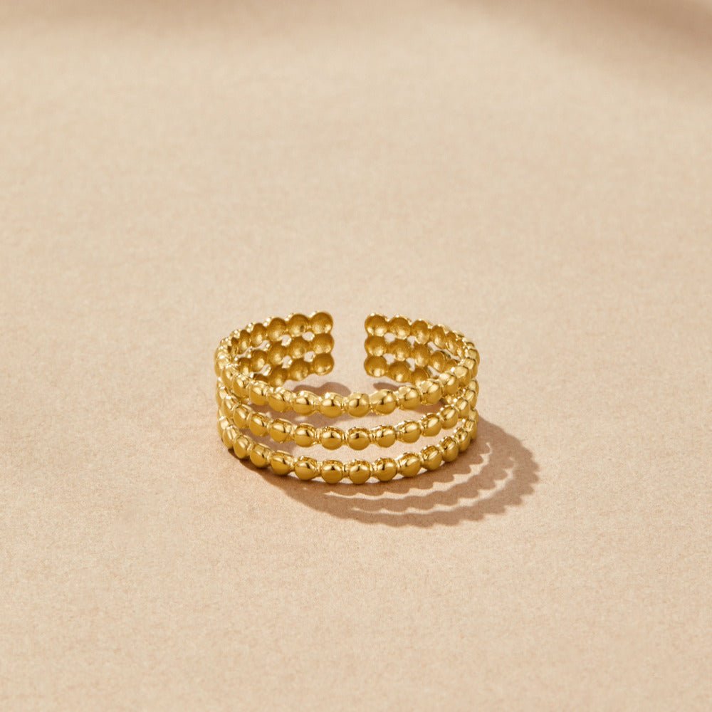 Beaded Ohio Gouden Ring