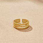 Beaded Ohio Gouden Ring