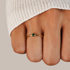 Geboortesteen 18K Gouden Ring