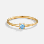 Geboortesteen 18K Gouden Ring