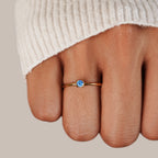 Geboortesteen 18K Gouden Ring