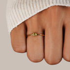 Geboortesteen 18K Gouden Ring