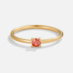 Geboortesteen 18K Gouden Ring